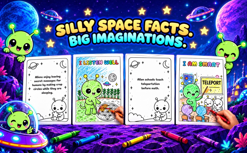 Páginas de afirmaciones de Alien Cuties