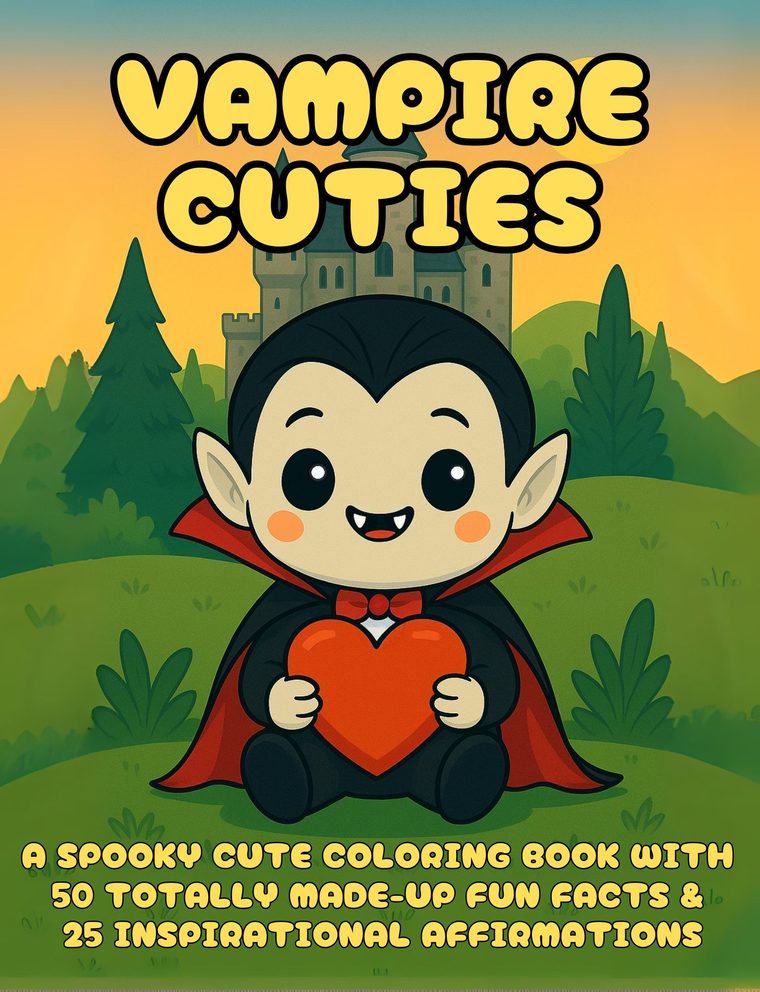 Vampire Cuties coloring book cover